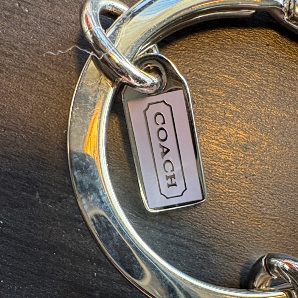 Coach Metallic Bow Keychain - Picture 4 of 5